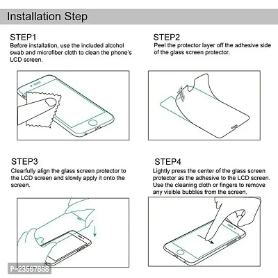 iNFiGO Frosted Matte Finish (Anti-Scratch) Tempered Glass Screen Protector for Narzo 60 5G.-thumb5