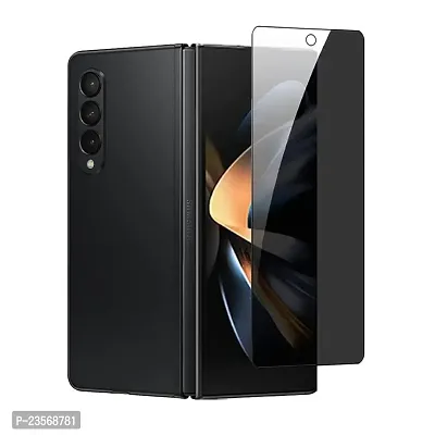 iNFiGO Anti-Spy, Anti-Peeping, Privacy Tempered Glass Screen Protector designed for Samsung Galaxy Fold 3 5G - Transaprent