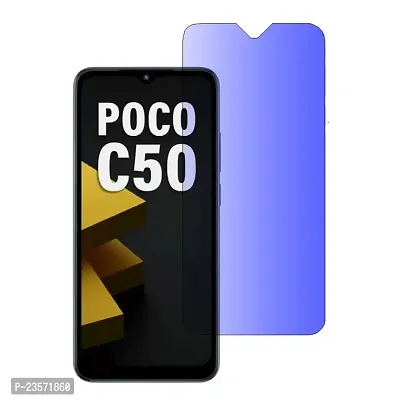 iNFiGO Blue Light Resistant Tempered Glass, a Screen Protector compatible for POCO C50.