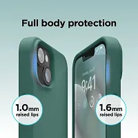 iNFiGO Silicone Back Case for Apple iPhone 14 |Liquid Silicone| Thin, Slim, Soft Rubber Gel Case | Raised Bezels for Extra Protection of Camera  Screen (Teal).-thumb3