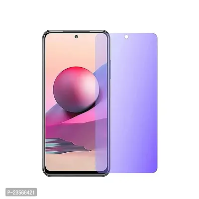 iNFiGO Blue Light Resistant Tempered Glass, a Screen Protector compatible for Redmi Note 10S.