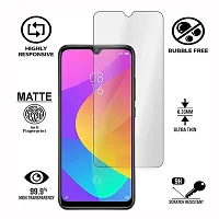 iNFiGO Anti-Scratch Matte Finish Tempered Glass, a Screen Protector compatible for Mi A3.-thumb1