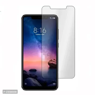 iNFiGO Anti-Scratch Matte Finish Tempered Glass, a Screen Protector compatible for Redmi Note 6 Pro.