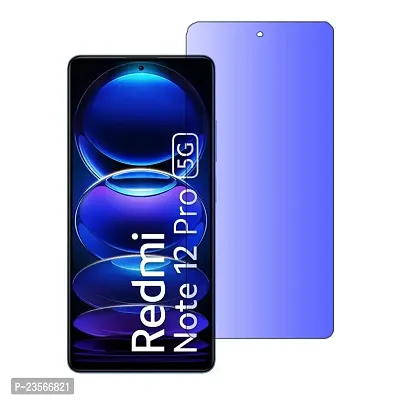 iNFiGO Blue Light Resistant Tempered Glass, a Screen Protector compatible for Redmi Note 12 Pro 5G.