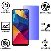 iNFiGO Anti Blue Light (Blue Light Resistant to Protect your Eyes) Tempered Glass Screen Protector for Redmi Note 12 4G.-thumb1