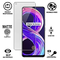 iNFiGO Anti-Scratch Matte Finish Tempered Glass, a Screen Protector compatible for Realme 8-thumb1