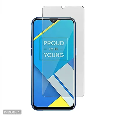 iNFiGO Anti-Scratch Matte Finish Tempered Glass, a Screen Protector compatible for Realme C2