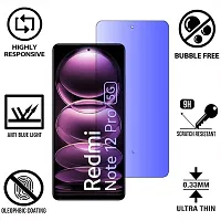 iNFiGO Anti Blue Light (Blue Light Resistant to Protect your Eyes) Tempered Glass Screen Protector for Redmi Note 12 Pro 5G.-thumb1