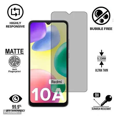 iNFiGO Anti-Scratch Matte Finish Tempered Glass, a Screen Protector compatible for Redmi 10A.-thumb2