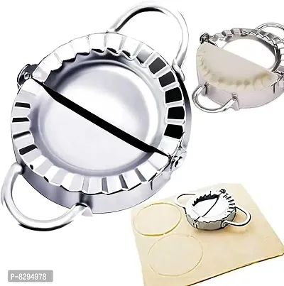 Stainless steel Momos Making Kit-1Pc (Stainless steel momo maker mould shapes)-thumb0