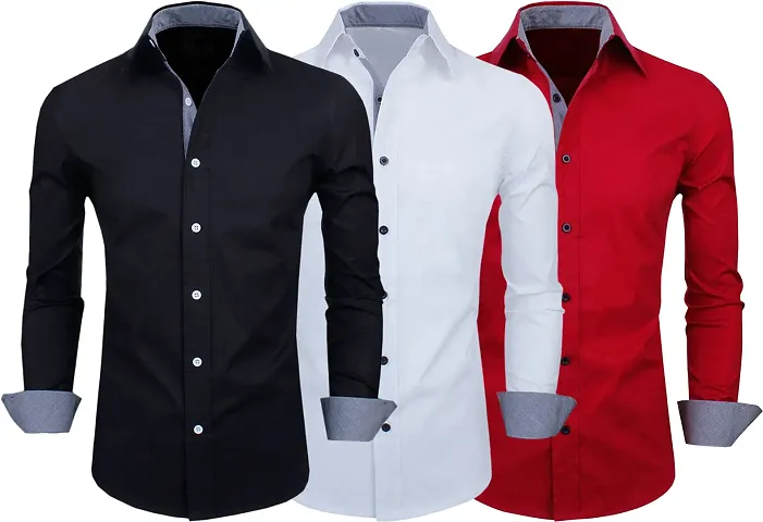 New Launched Cotton Blend Long Sleeves Casual Shirt 