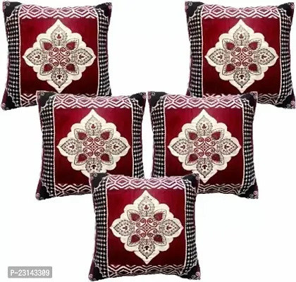 Stylish Chenille Cushion Covers Pack Of 5