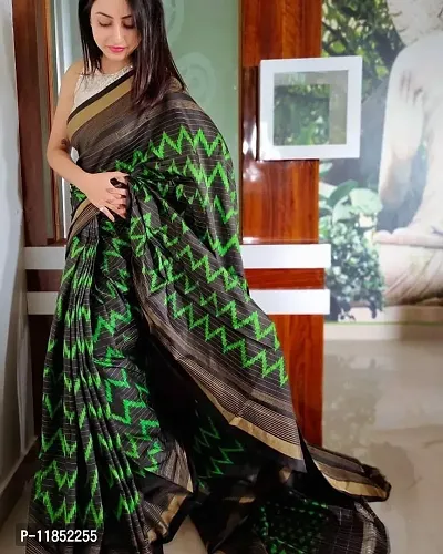 New Launched Art Silk Saree with Blouse piece For Women-thumb0