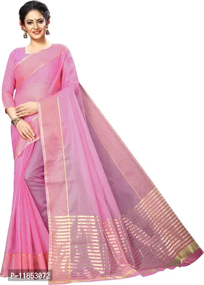 New Launched Art Silk Saree with Blouse piece For Women-thumb0