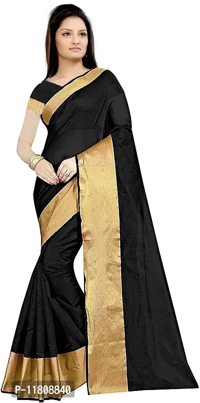 Stylish Cotton Silk Multicoloured Daily Wear Saree with Blouse piece For Women Pack Of 2-thumb2