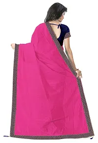 Trendy Art Silk Saree with Blouse piece For Women-thumb1