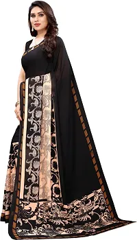 Attractive Georgette Saree with Blouse piece For Women Pack Of 2-thumb2