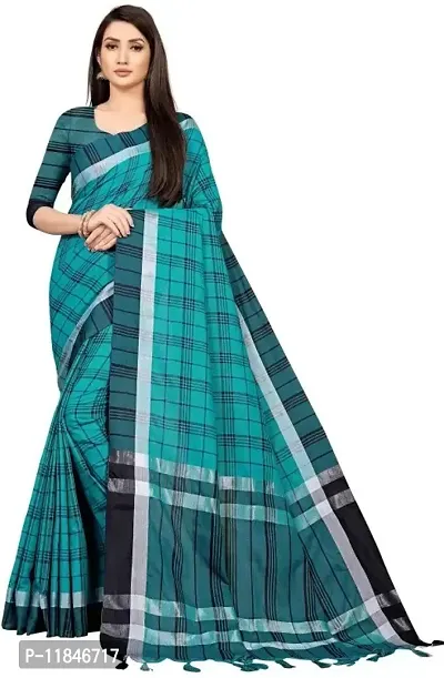 Stylish Art Silk Saree with Blouse piece For Women-thumb0