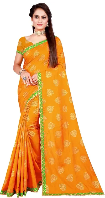 New In Silk Blend Saree with Blouse piece 