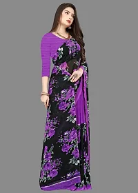 Trendy Georgette Saree with Blouse piece For Women-thumb3