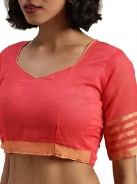 Trendy Art Silk Saree with Blouse piece For Women-thumb3