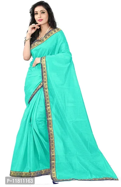 Stylish Art Silk Green Bollywood Saree with Blouse piece For Women Pack Of 1-thumb0