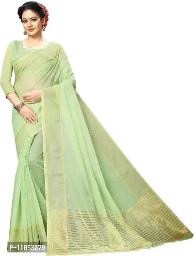 New Launched Art Silk Saree with Blouse piece For Women-thumb0