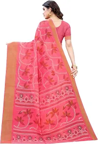 Trendy Cotton Silk Saree with Blouse piece For Women-thumb2