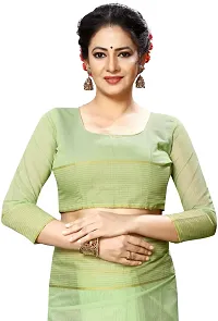 Stylish Georgette Green Daily Wear Saree with Blouse piece For Women Pack Of 1-thumb3