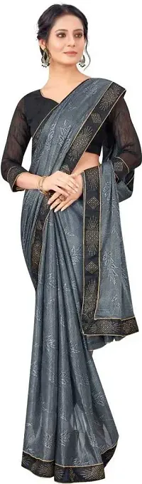 Trendy Georgette Saree with Blouse piece For Women-thumb4