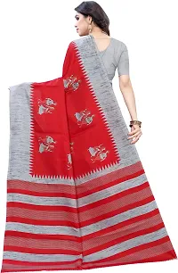 Trendy Cotton Silk Saree with Blouse piece For Women-thumb1