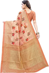 Trendy Cotton Silk Saree with Blouse piece For Women-thumb2