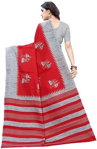 New Launched Art Silk Saree with Blouse piece For Women-thumb3