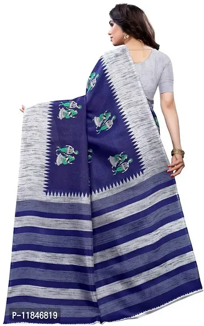 Stylish Art Silk Saree with Blouse piece For Women-thumb4