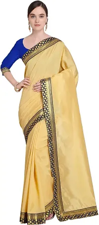 Alluring Art Silk Saree with Blouse piece 