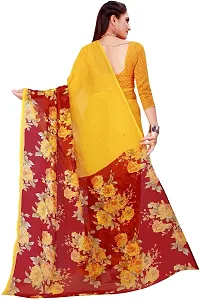 Stylish Georgette Multicoloured Daily Wear Saree with Blouse piece For Women Pack Of 3-thumb2