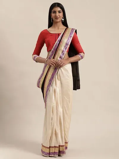 Beautiful Banarasi Silk Women Saree with Blouse Piece