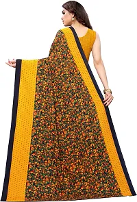 New Launched Georgette Saree with Blouse piece For Women-thumb3