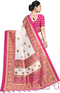 Trendy Art Silk Saree with Blouse piece For Women-thumb2