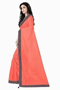 Trendy Art Silk Saree with Blouse piece For Women-thumb2