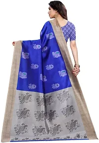 Trendy Art Silk Saree with Blouse piece For Women-thumb3