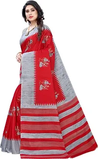 Trendy Cotton Silk Saree with Blouse piece For Women-thumb2