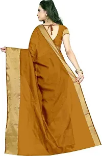 Attractive Cotton Silk Saree with Blouse piece For Women Pack Of 2-thumb1