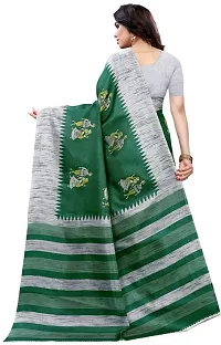 New Launched Art Silk Saree with Blouse piece For Women-thumb3