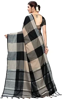 Trendy Cotton Silk Saree with Blouse piece For Women-thumb3