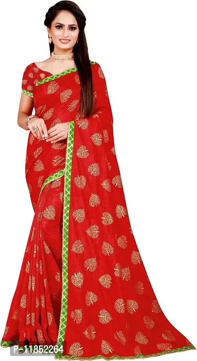 New Launched Silk Blend Saree with Blouse piece For Women