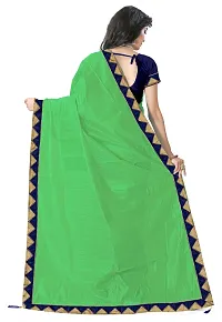 Attractive Art Silk Saree with Blouse piece For Women-thumb2