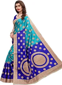 Attractive Art Silk Saree with Blouse piece For Women Pack Of 2-thumb2