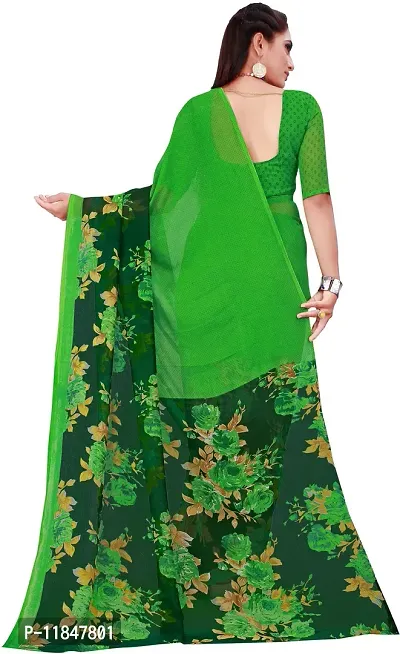 Attractive Georgette Saree with Blouse piece For Women Pack Of 2-thumb5