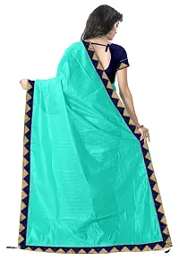 Trendy Art Silk Saree with Blouse piece For Women-thumb2